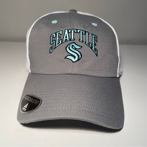 adidas Seattle Kraken NHL Slouch Trucker Adjustable Hat OSFM NWT